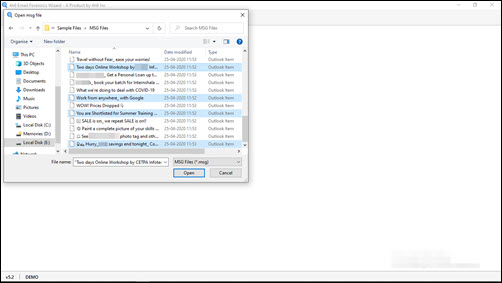Nie można otworzyć załączników .msg znalezionych w programie Outlook 2003