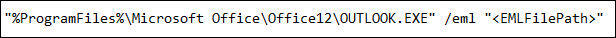 cannot open .eml file in Windows Live mail